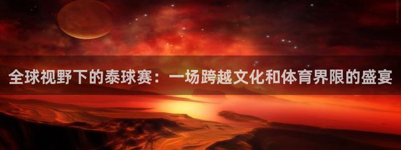 全球视野下的泰球赛：一场跨越文化和体育界限的盛宴